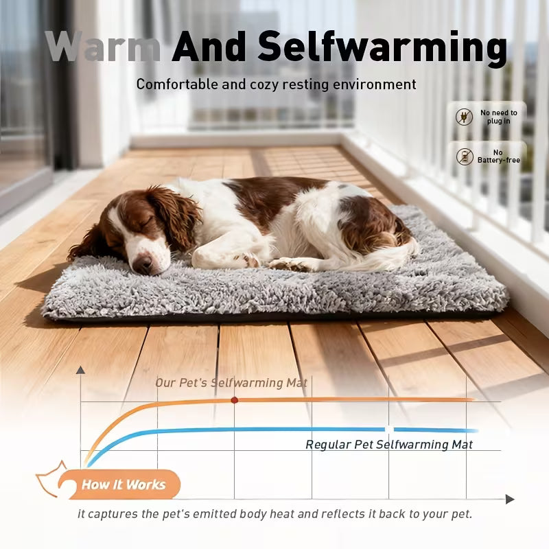 Self-Warming Pet Bed & Mat