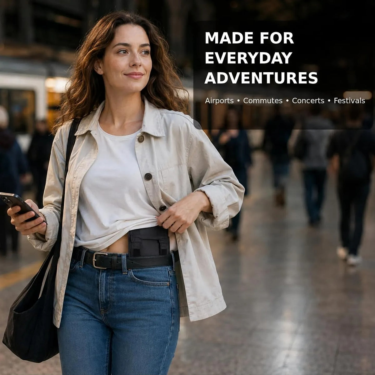 Travel Passport Waist Wallet