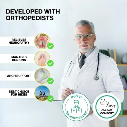 Men’s Orthopedic Slip-On Sneakers – Pain Relief Shoes