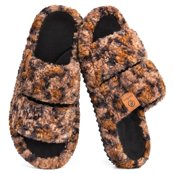 Women's Open-Toe Double-Strap Slippers