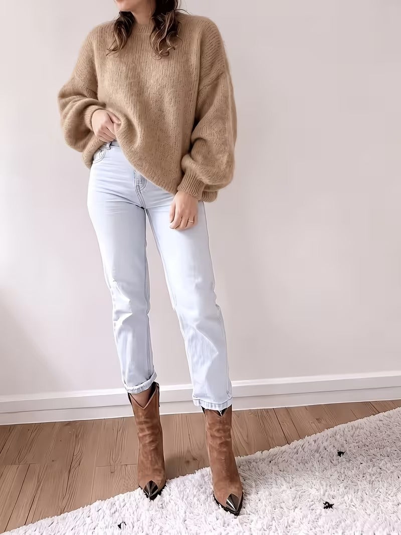 Women’s Round Neck Pullover Sweater