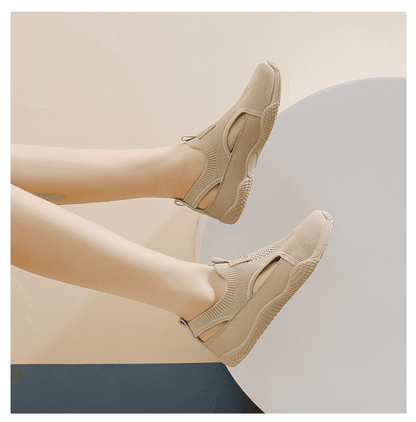 Women's Breathable Knit Slip-On Sneakers