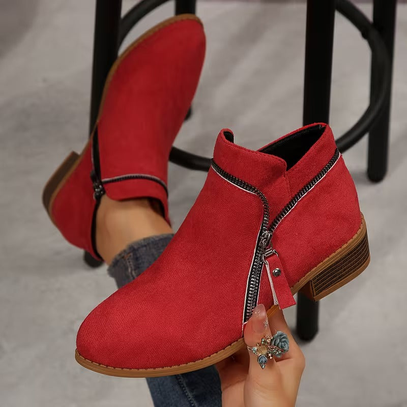 Women's Side-Zip Ankle Boots