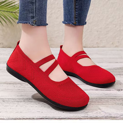 Women's Knit Mary Jane Flats