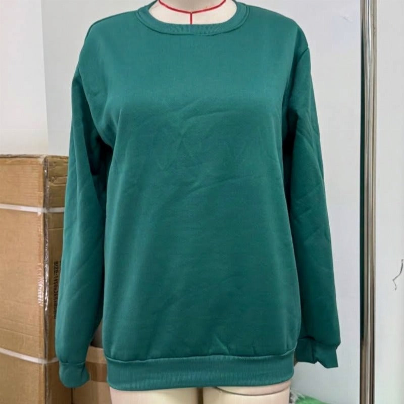 Men's Crew-Neck Lined Pullover Sweatshirt