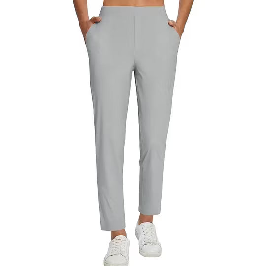 Women's High Waist Straight Leg Pants