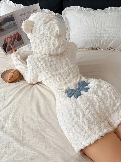 Women’s Hooded Animal Ear Romper
