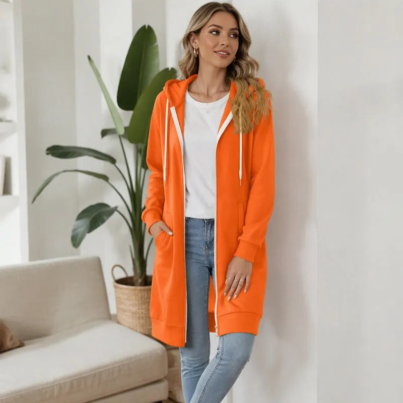 Women's Hooded Zip-Up Sweatshirt