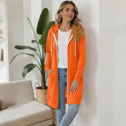 Women's Hooded Zip-Up Sweatshirt