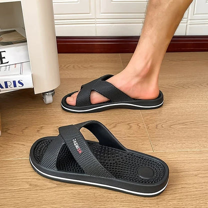 Men’s Textured Sole Shower Slides