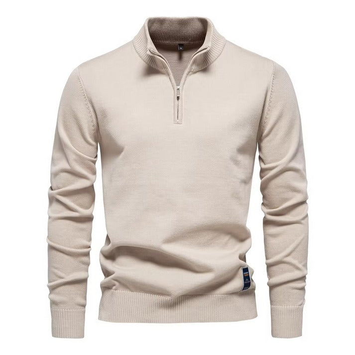Men's Quarter-Zip Pullover Sweater