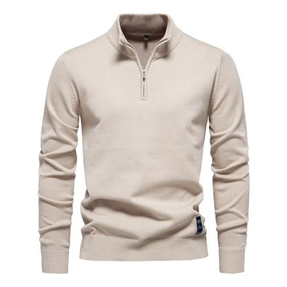 Men's Quarter-Zip Pullover Sweater