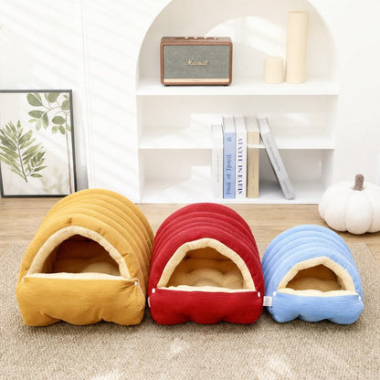 Dachshund Covered Cave Bed