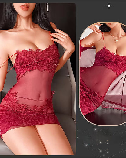 Women's Lace Pajama Set
