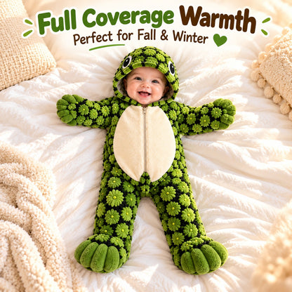 Baby Turtle Hooded Romper