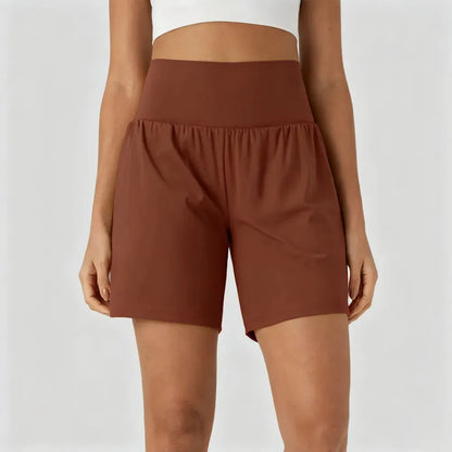 Women's Super High-Waisted Cool Touch Yoga Shorts