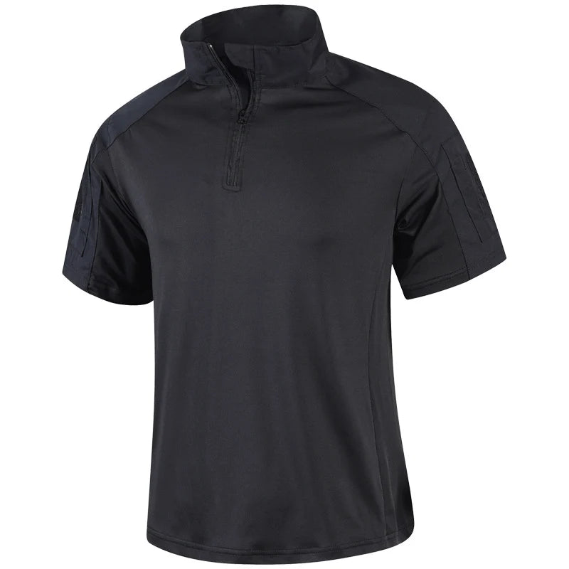 Men's Short Sleeve Quarter-Zip Utility Shirt