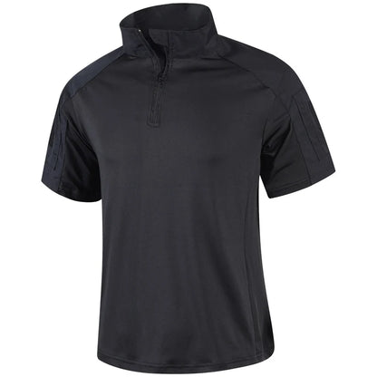 Men's Short Sleeve Quarter-Zip Utility Shirt