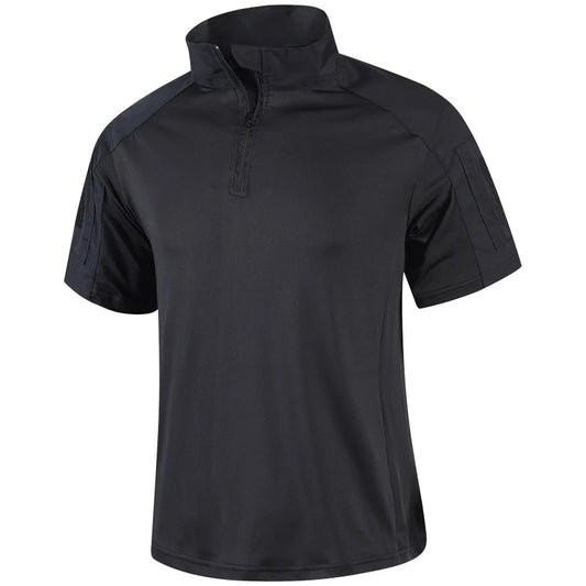 Men's Short Sleeve Quarter-Zip Utility Shirt