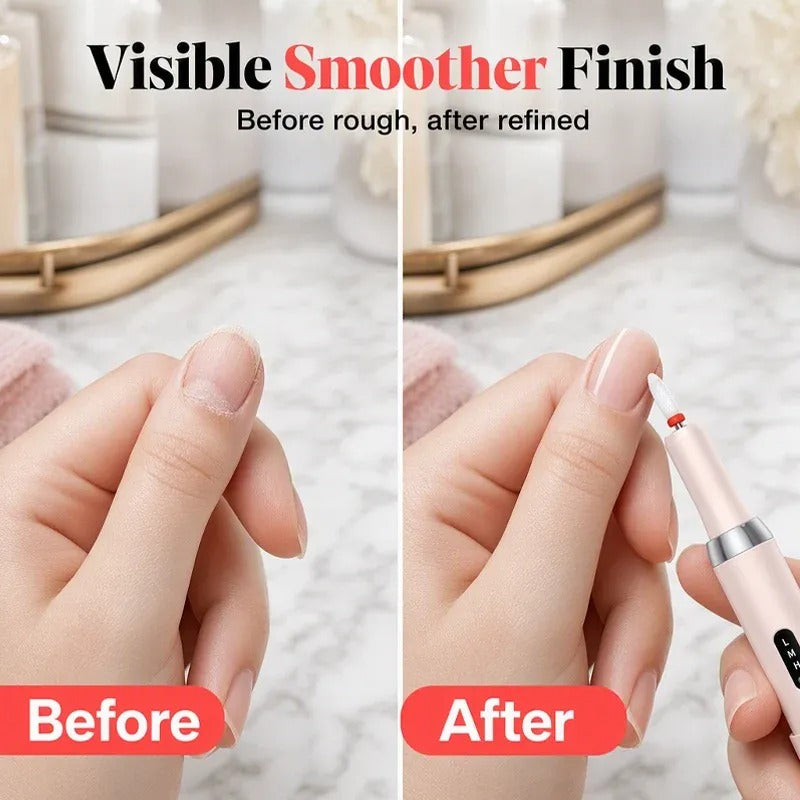 Electric Nail Care Kit with Rotary Attachments