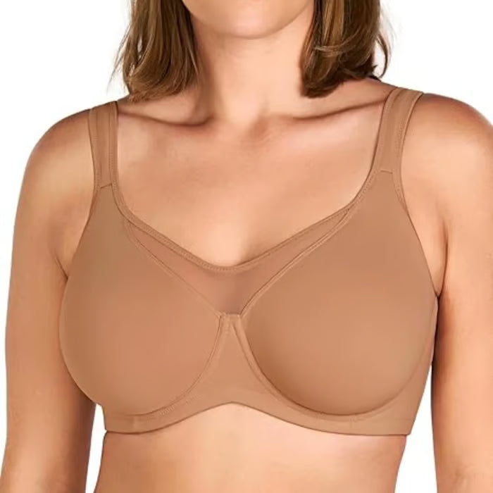 Women's Sheer Mesh Full-Coverage Bra