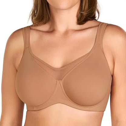 Women's Sheer Mesh Full-Coverage Bra