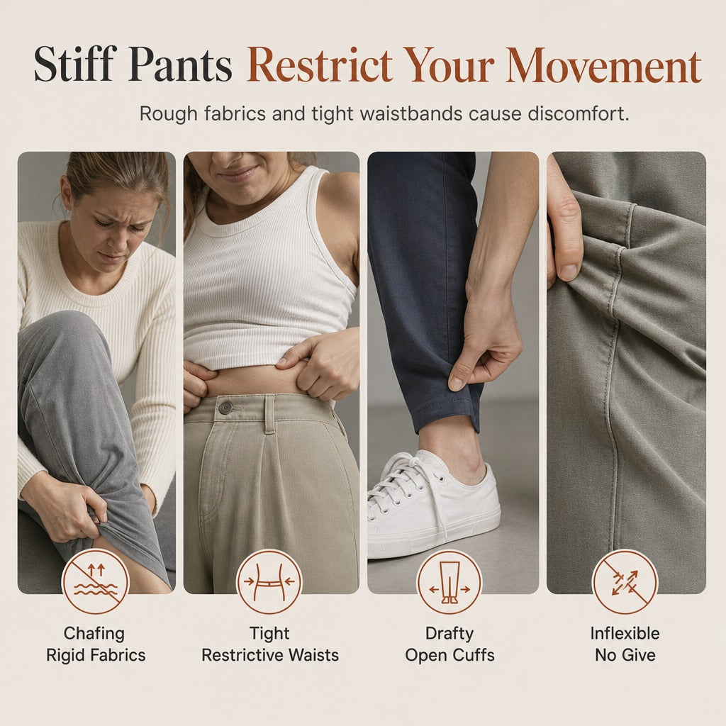 Women's Cargo Jogger Pants with Drawstring Waist