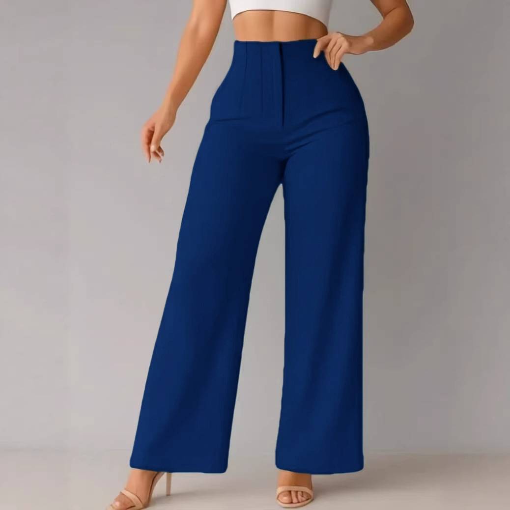 Women's High-Waisted Wide-Leg Pants