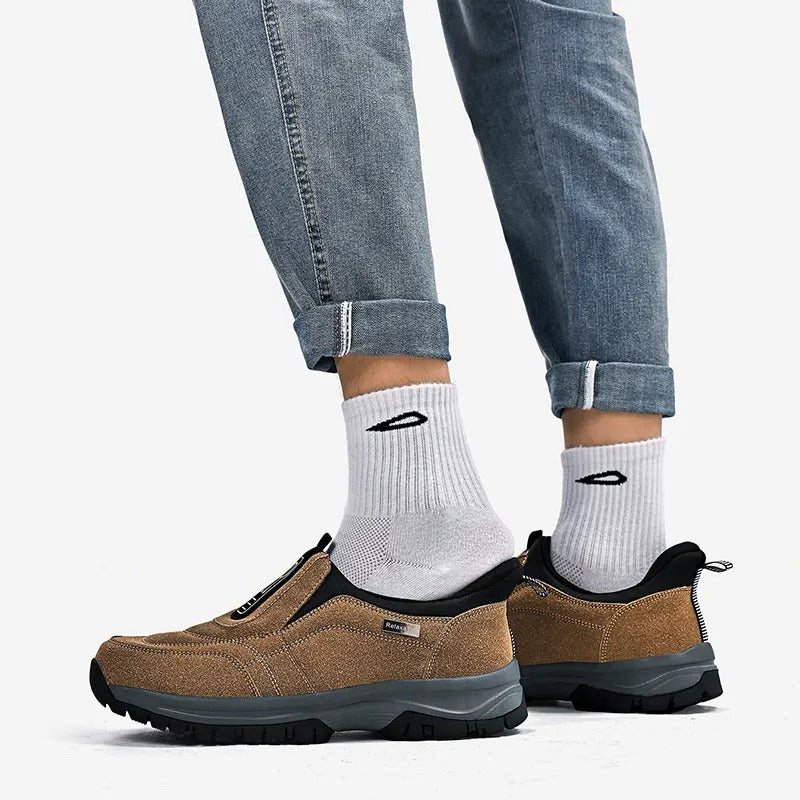 Men's Textured Slip-On Casual Shoes
