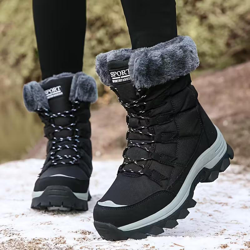 Women’s Heavy-Duty Winter Snow Boots – Warm & Anti-Slip