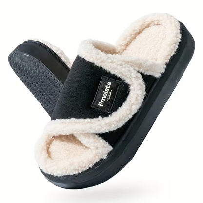 Pmoiste Women’s Cozy Platform Slippers