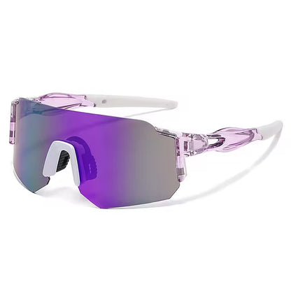 Sport Sunglasses with Oversized Frame and UV Protection