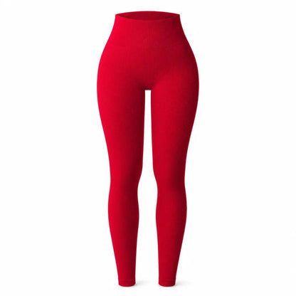 Women's High-Waisted Ribbed Leggings