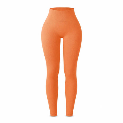 Women's High-Waisted Ribbed Leggings