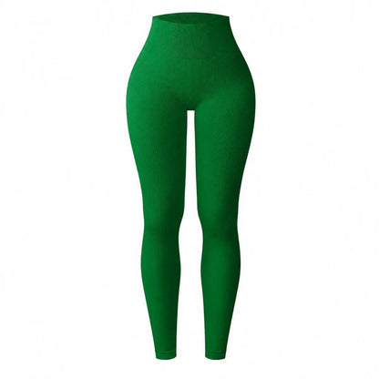 Women's High-Waisted Ribbed Leggings