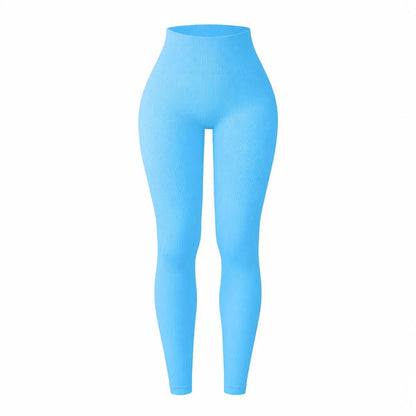 Women's High-Waisted Ribbed Leggings