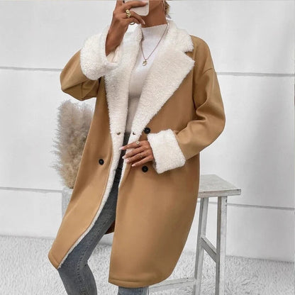 Women's Lined Lapel Coat
