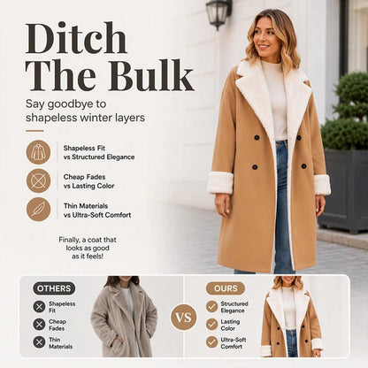 Women's Lined Lapel Coat