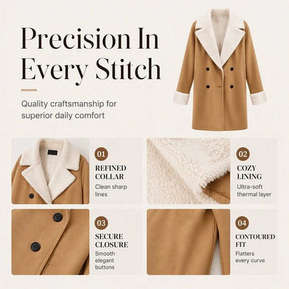 Women's Lined Lapel Coat