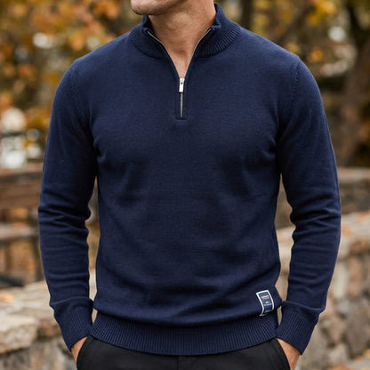 Men's Quarter-Zip Pullover Sweater