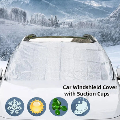 Car Windshield Cover With Suction Cups