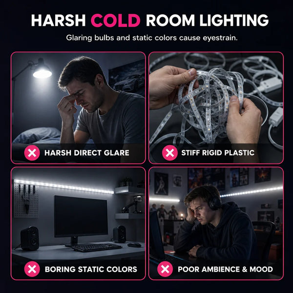Plush Neon LED Strip Light with Remote Control