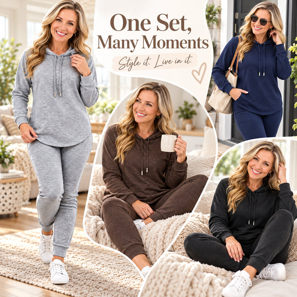 Women's Hoodie and Jogger Pants Set