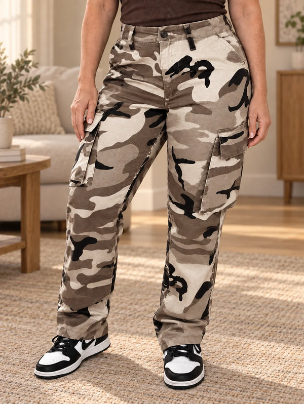 Women's Camouflage Cargo Pants