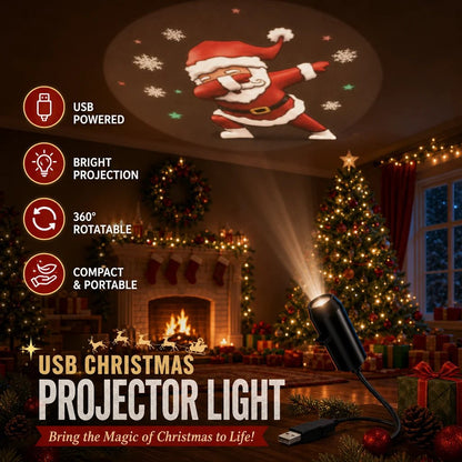 USB Christmas Projector Light