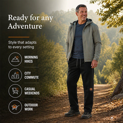 Outdoor Jogger Pants with Drawstring Waist