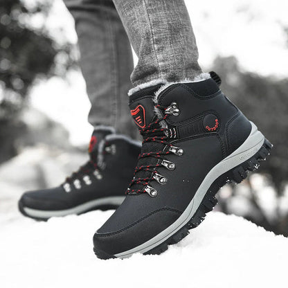 Men's High-Top Lace-Up Outdoor Boots