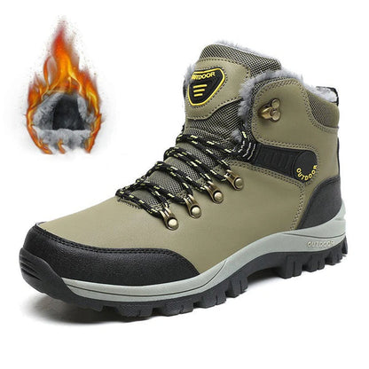 Men's High-Top Lace-Up Outdoor Boots