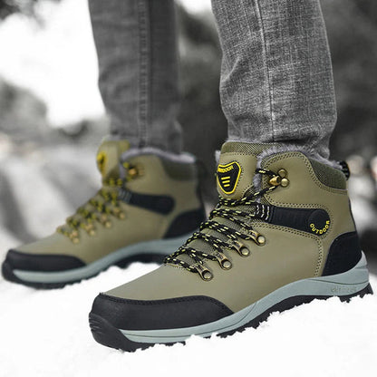 Men's High-Top Lace-Up Outdoor Boots
