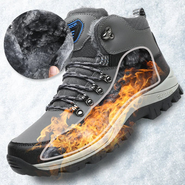 Men's High-Top Lace-Up Outdoor Boots